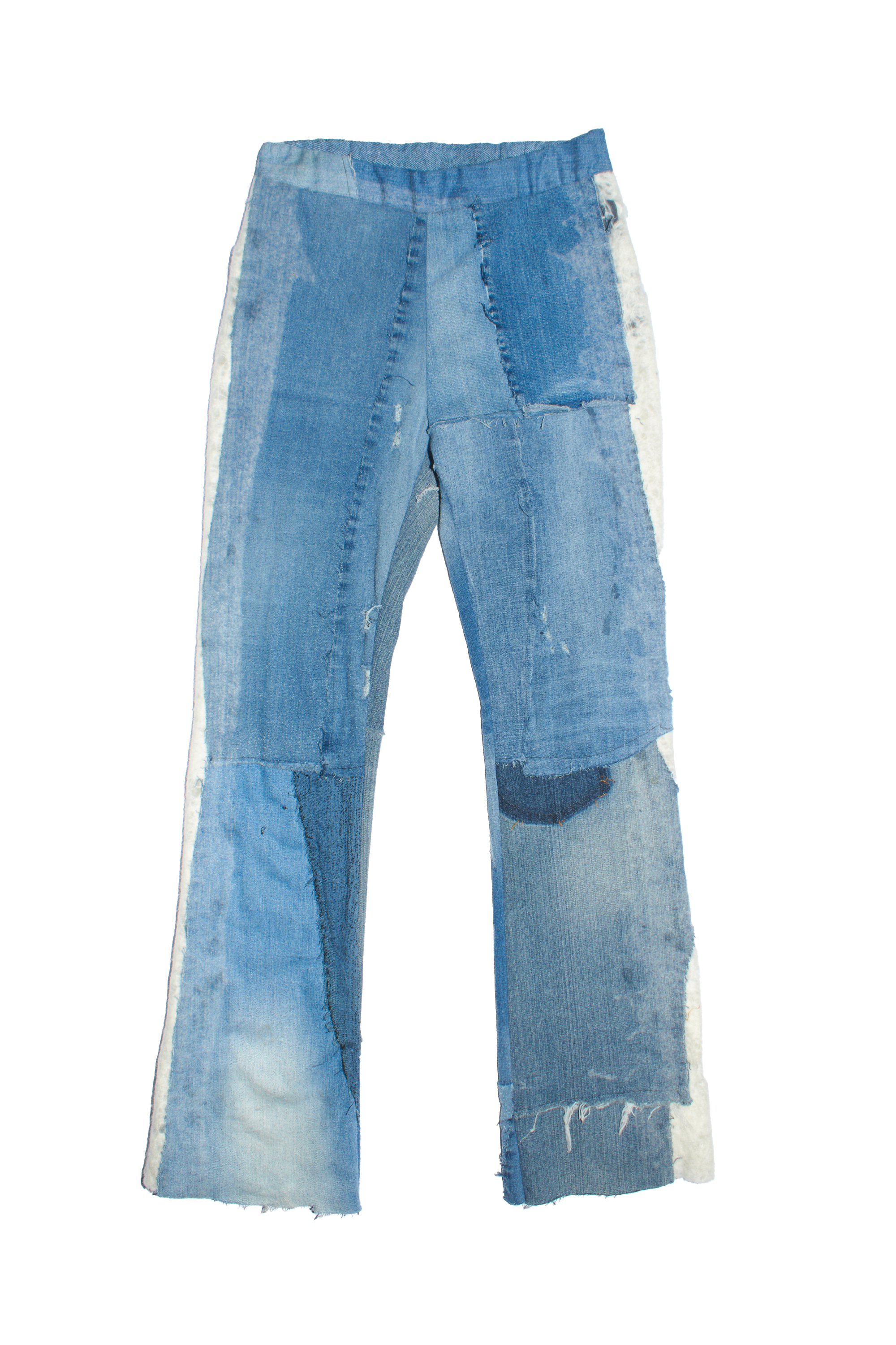 Off-White Patchwork Denim Jeans